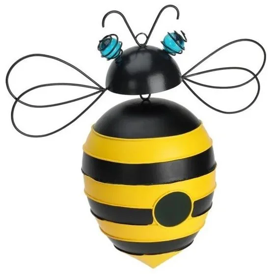 Ptačí budka s motivem včely 25x29 cm