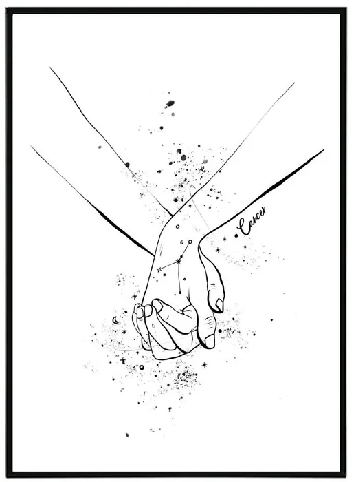 Rak - Umělecký tisk 30x40 cm