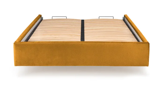 Rám postele MODULO 160 – hořčicová žlutá