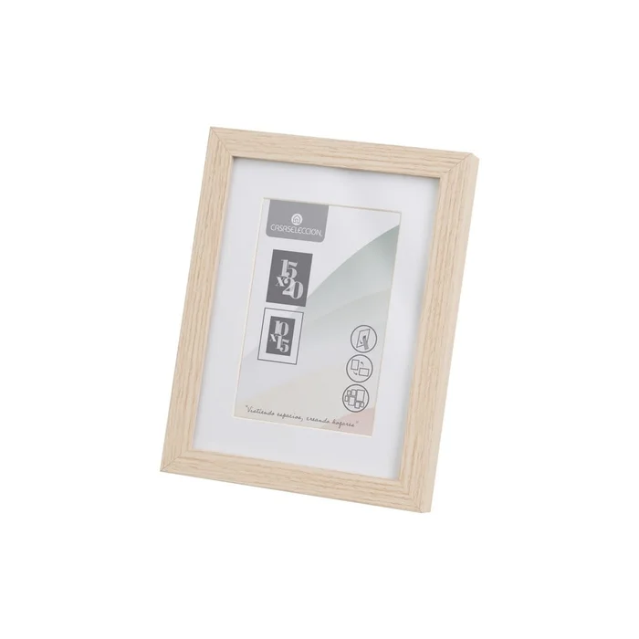 Rámeček na zeď nebo stojací 17,5x22,5 cm, přírodní dřevo