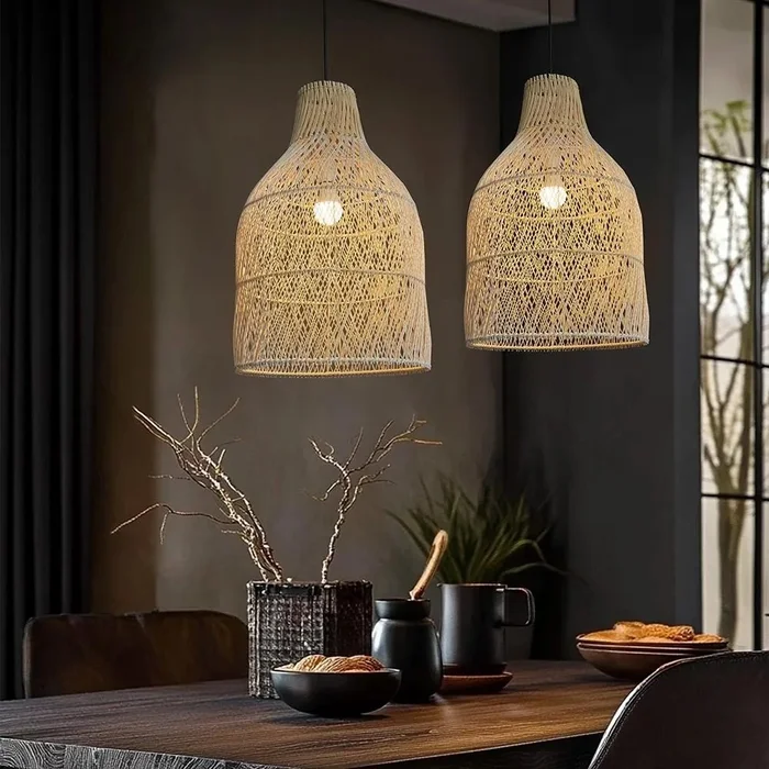 Ratanové závěsné svítidlo LF10-M přírodní