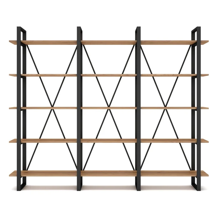 Regál Aviva dub 218x180 cm