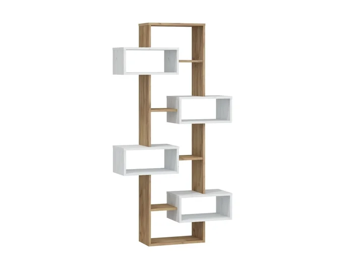 Regál Dorinda craft bílý / craft zlatý – 5 let záruka