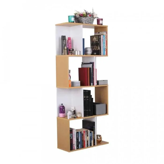 Regál ERDEM NEW TYP 2 – borovice/bílá