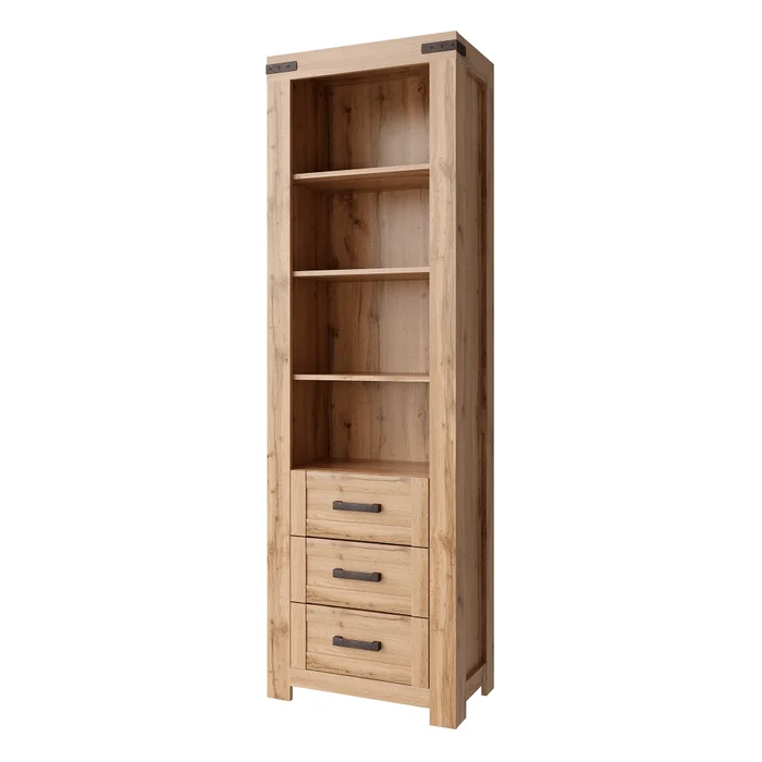 Regál LIBERATA 3S – dub wotan