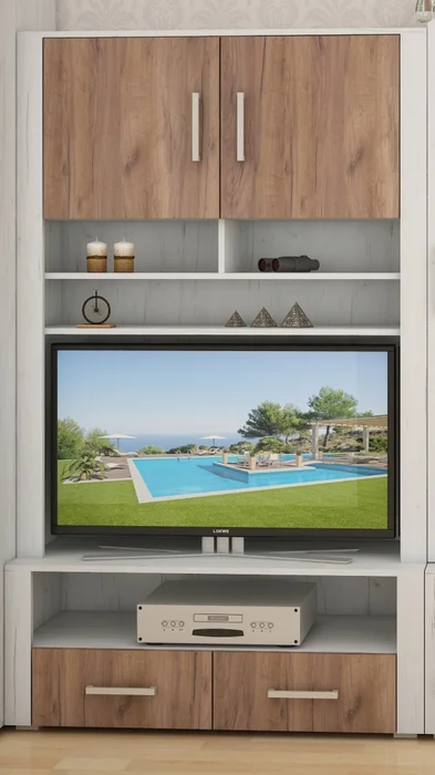 Regál WUBIN 2D2S, 200×285×48 cm, lamino 26 mm, 5 let záruka