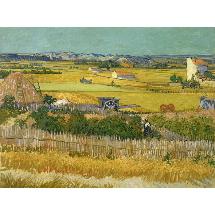 Reprodukce Vincent van Gogh - Sklizeň 40x30 cm