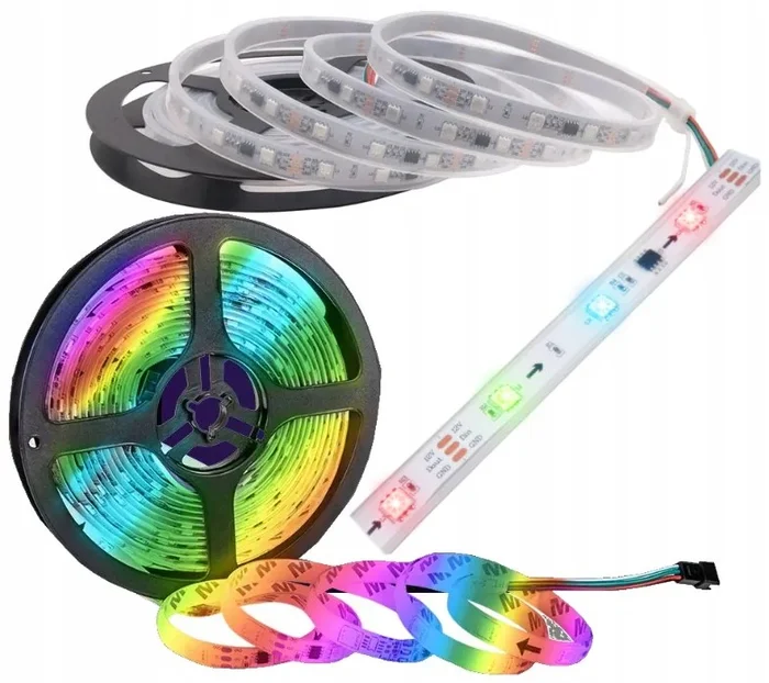 RGB digitální LED pásek IP67 5m