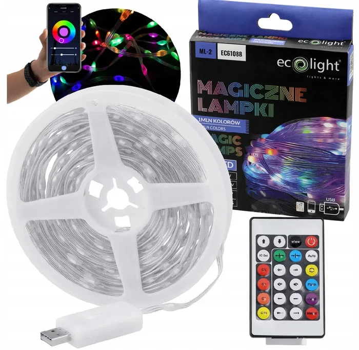 RGB LED pás 10m IP65 s 200 diodami pro venkovní i vnitřní dekorace