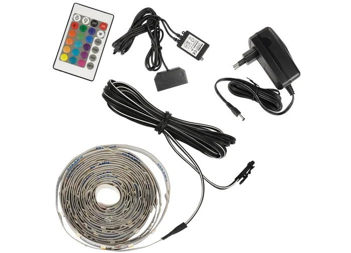 RGB LED pásek 180 cm s dálkovým ovládáním