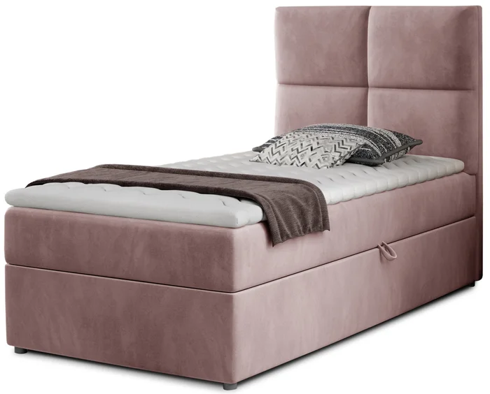 Rivia Boxspring – jednolůžko s úložným prostorem 90×209 cm