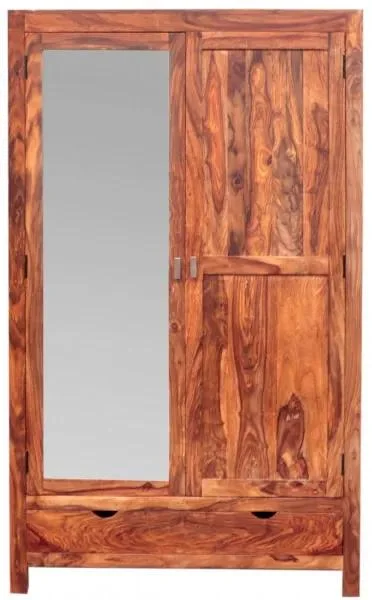 Robustní Skříň Amba z Indického Palisandru - 120x200x60