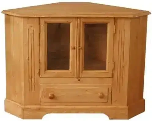 Rohová masivní TV skříňka 00103