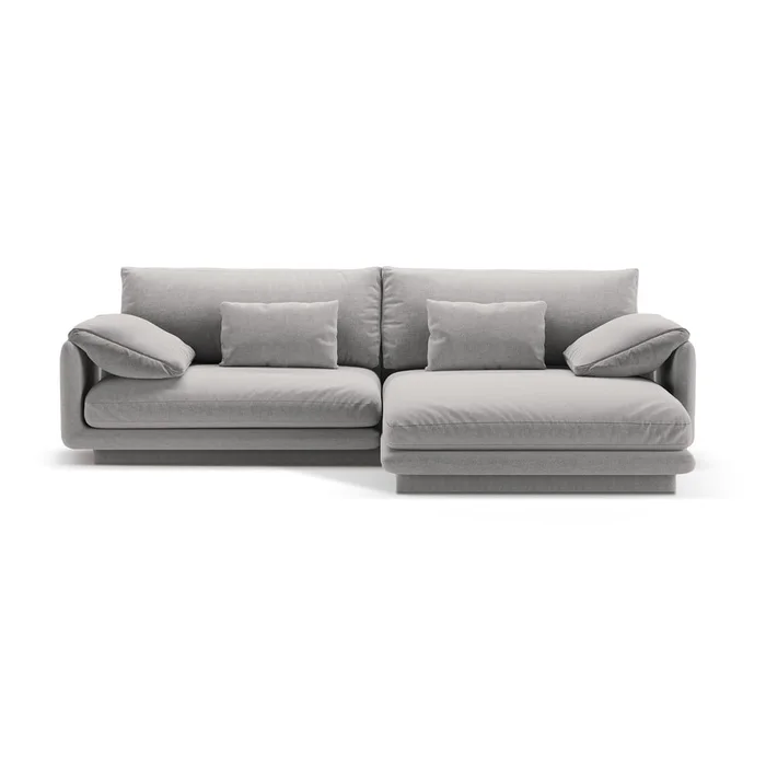 Rohová pohovka Torino pravá šedá