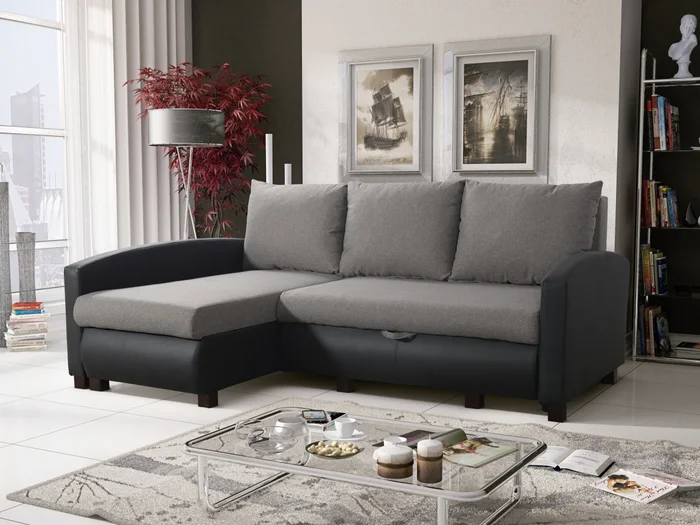 Rohová sedačka POMPILIUS 3 – univerzální rozkládací