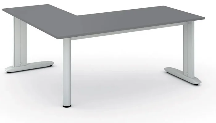 Rohový kancelářský stůl PRIMO FLEXIBLE 180x160 cm grafit