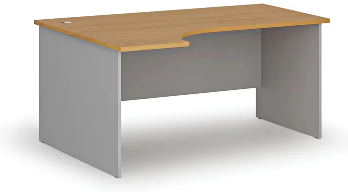 Rohový kancelářský stůl PRIMO Gray 160x120 cm levý