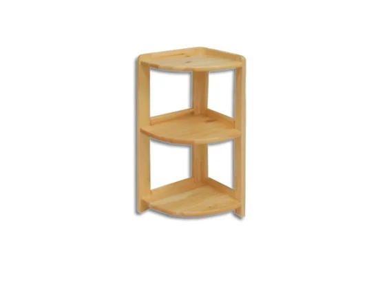 Rohový regál BOGONG – masiv borovice