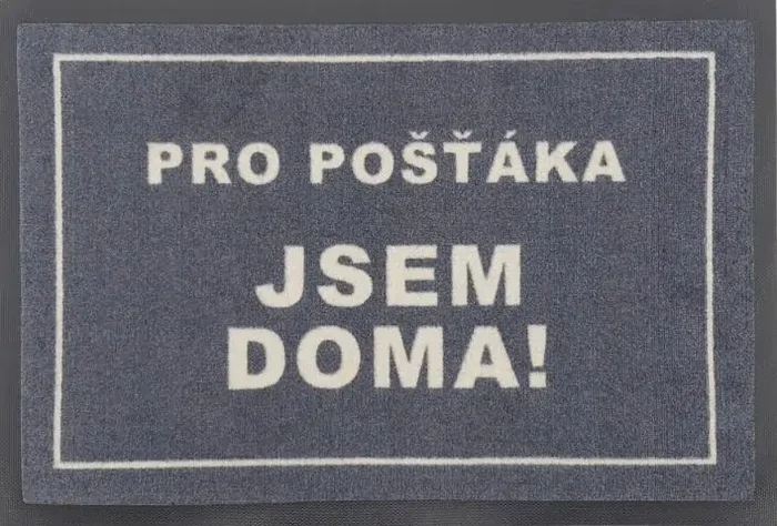 Rohožka pro pošťáka – jsem doma 40×60 cm