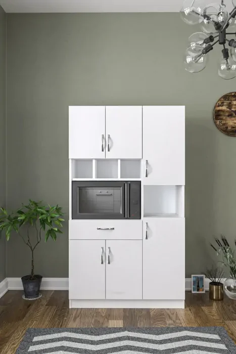 ROIRO multifunkční skříň Casarredo, bílá