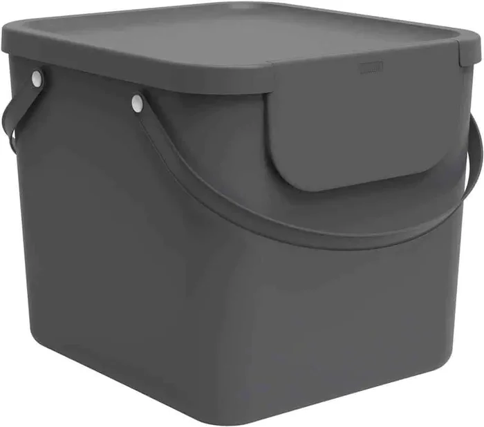 Rotho Albula 40 L box na třídění odpadu, antracit