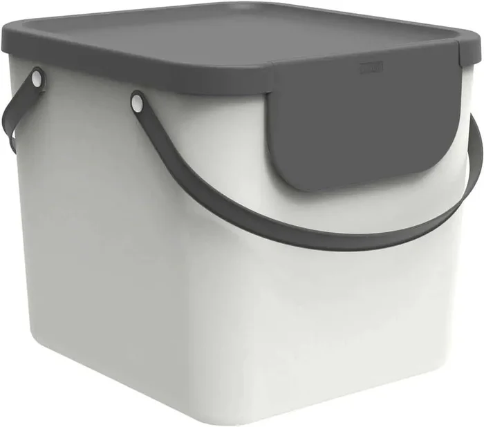 Rotho Albula 40L box na třídění odpadu – bílý