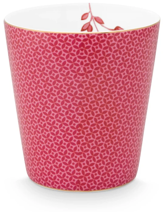 Royal Tiles BezUcha Hrnek 270ml Růžovo-Bílý