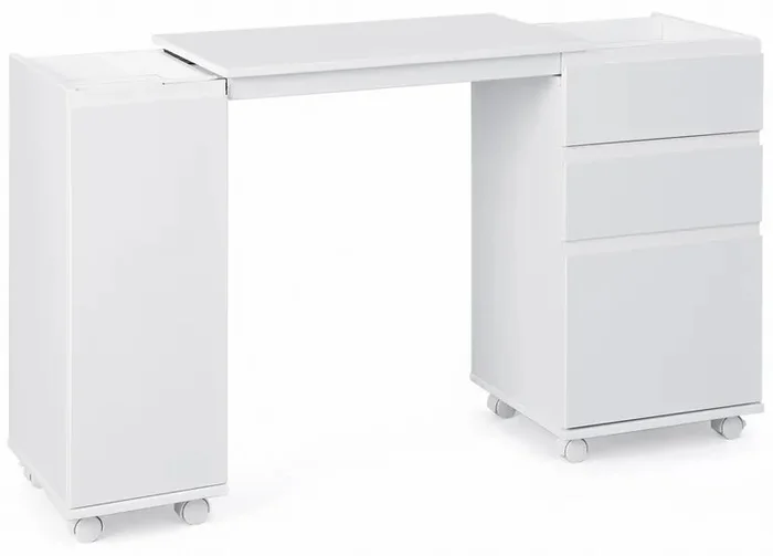 Rozkládací psací stůl Laptop Office bílý