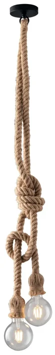 Rustikální závěsné svítidlo ROPE-S2 Faneurope s lany