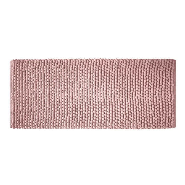 Růžová koupelnová předložka Aspen Bobble 50x120 cm