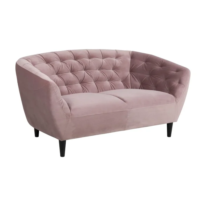 Růžová pohovka Actona Ria, 150 cm