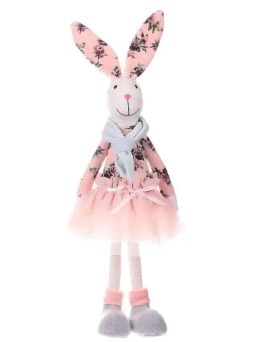 Růžová stojící zaječice ZM9000