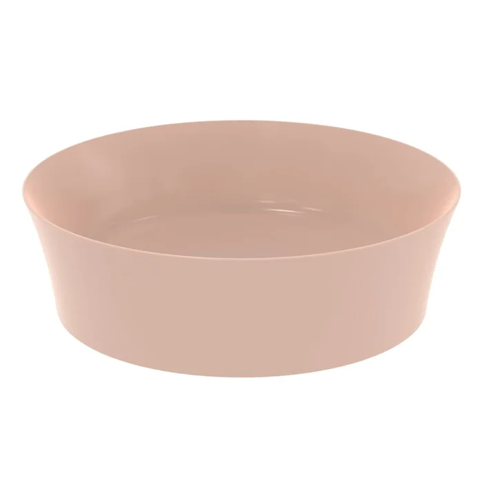 Růžové keramické umyvadlo Ipalyss ø 40 cm
