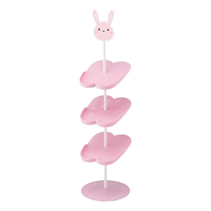 Růžový dětský stojan na boty YAMAZAKI Kid´s Shoe Rack