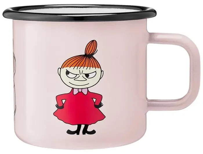 Růžový hrnek Little My 0,37l