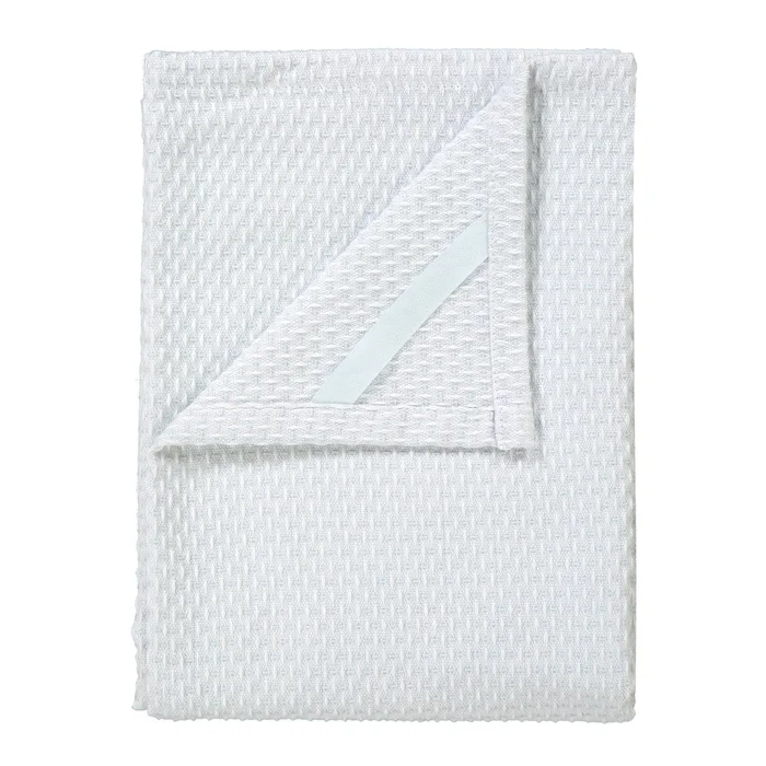 Sada 2 bílých bavlněných utěrek Blomus Pattern 50x70 cm