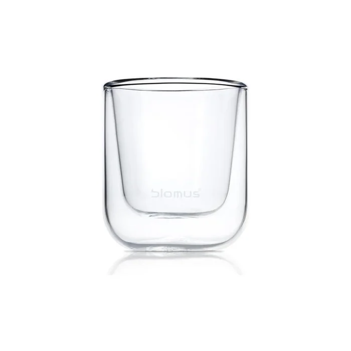 Sada 2 dvojitých sklenic na espresso Nero 80 ml