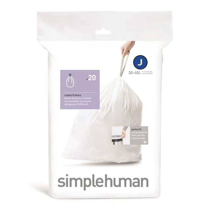 Sada 20 odpadkových pytlů 45 l simplehuman