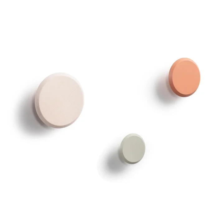 Sada 3 barevných věšáků Nadua