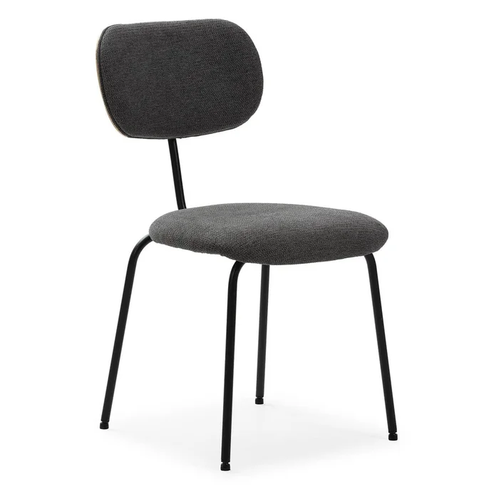 Sada 4 černých jídelních židlí Dash