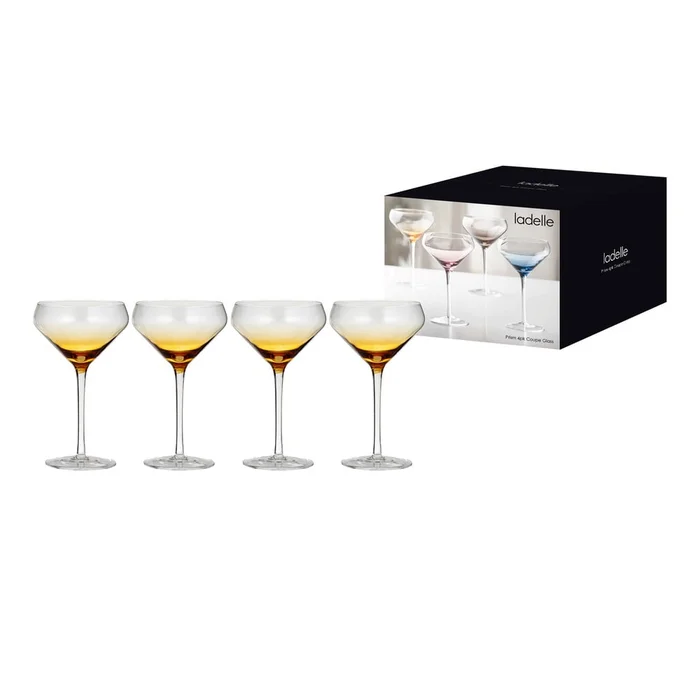 Sada 4 skleniček na sekt Prism 240 ml Ladelle