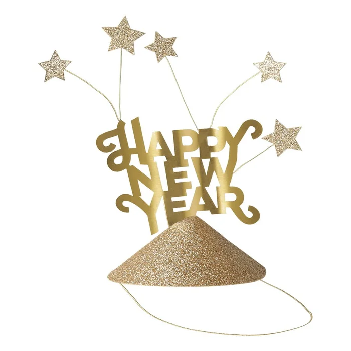 Sada 6 veselých narozeninových čepiček Happy New Year