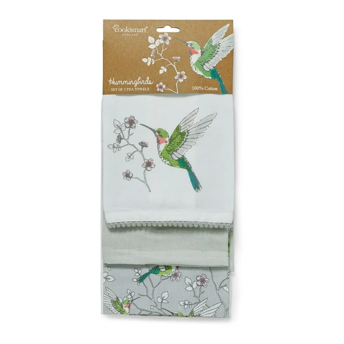 Sada bavlněných utěrek Hummingbirds 45x65 cm