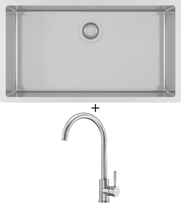 Sada dřezů Aquastone Elegant a baterie Deante Lima