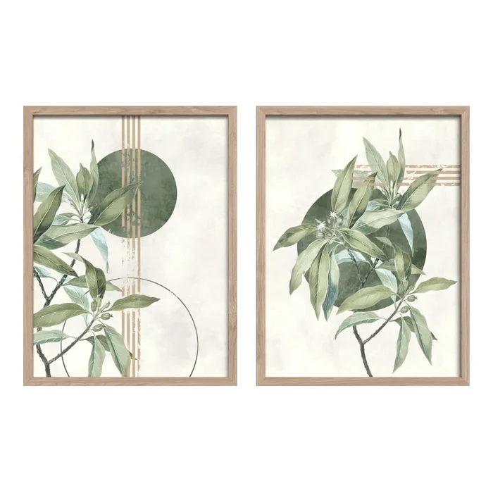 Sada dvou obrazů 30x40 cm Green