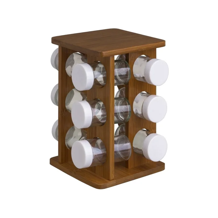 Sada kořenek s stojánkem 12 kusů Bamboo Walnut