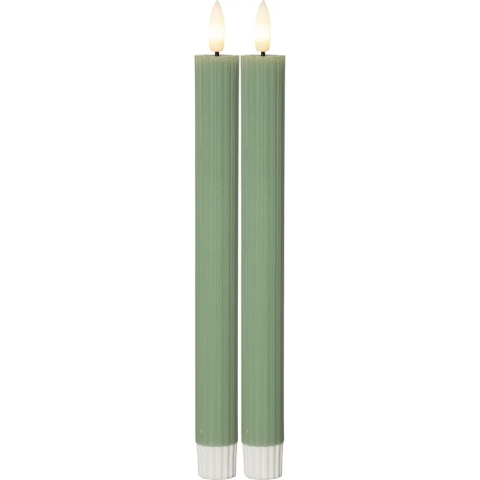 Sada LED svíček Flamme Stripe 2 ks