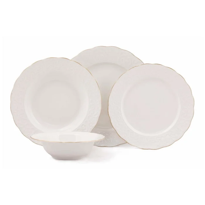 Sada porcelánového nádobí Kutahya Simplicity 24 díly
