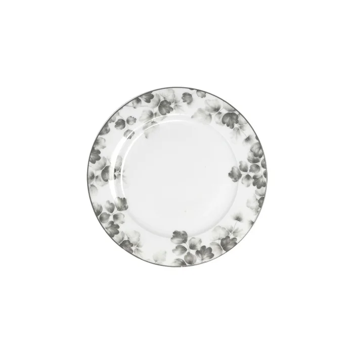 Sada porcelánových talířů Foliage Gray 6 ks