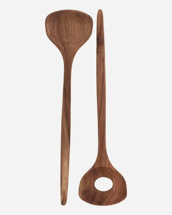 Sada salátových lžic z akácie 32 cm – 2 ks, Nicolas Vahé